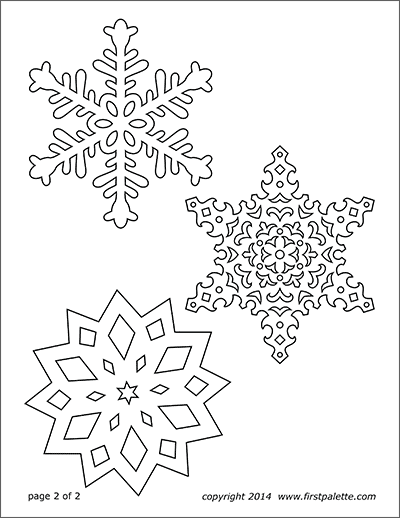 Printable Snowflakes