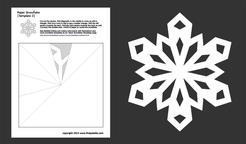 Paper Snowflake Templates Free Printable Templates Coloring Pages 