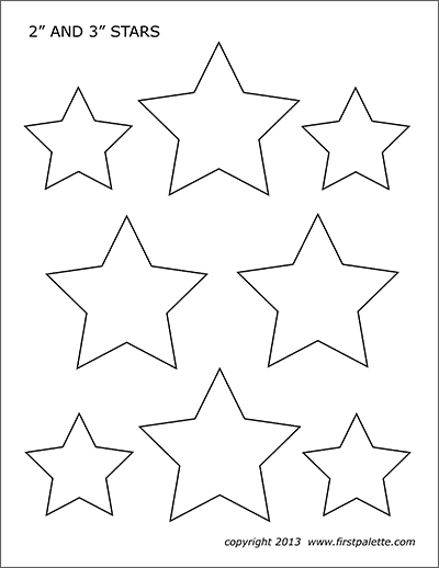 printable star stencils