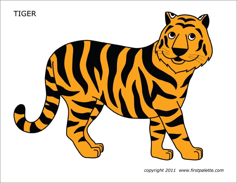 Tiger Free Printable Templates Coloring Pages FirstPalette tiger-free-printable-templates-coloring-pages-firstpalette