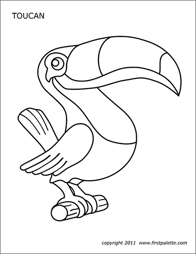 Printable Toucan