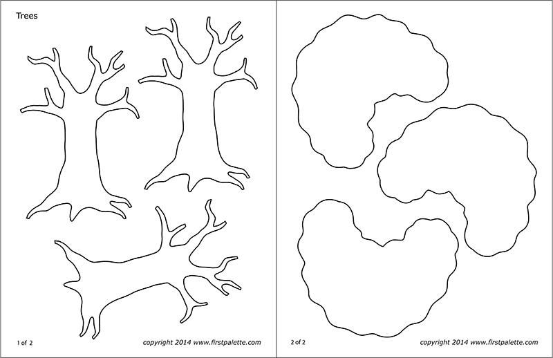 Printable Tree Template 4