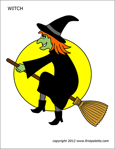 Witch Free Printable Templates Coloring Pages FirstPalette