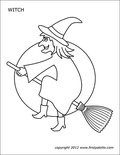 12 Cute Witch Images For Halloween Instant Download Weeny Witch 