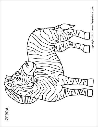 Printable Zebra