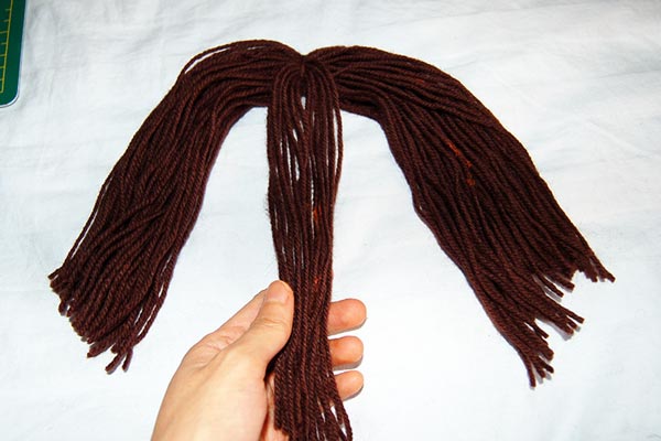 STEP 6a Yarn Hair