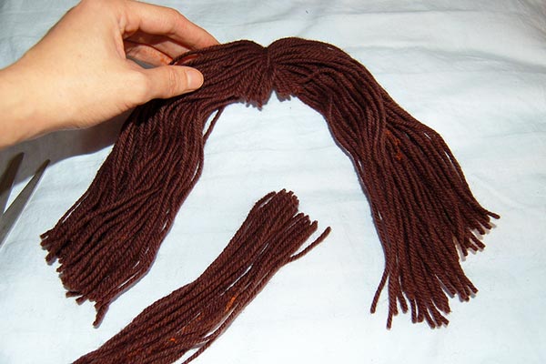 STEP 6b Yarn Hair